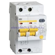 IEK KARAT Дифференциальный автоматический выключатель АД12 2Р 63А 100мА