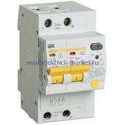 IEK KARAT Дифференциальный автоматический выключатель АД12MS 2Р 63А 100мА