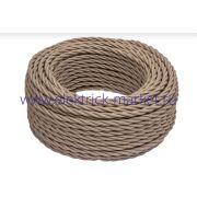 BIRONI Капучино матовый Витой провод 2*1,5 20м