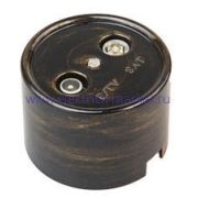 BIRONI Лизетта Пластик Бронза Розетка TV/FM