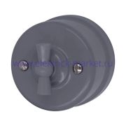 BIRONI Лизетта Пластик Титан Выключатель перекрестный 1-кл