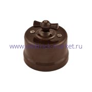 BIRONI Лизетта Керамика Коричневый Выключатель перекрестный 1-кл