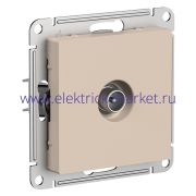 Systeme Electric AtlasDesign Песочный Розетка TV коннектор, механизм ATN001293