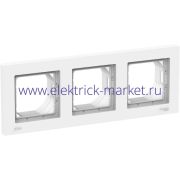 Systeme Electric AtlasDesign Aqua Белый Рамка 3-ая IP44 ATN440103