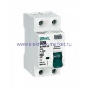 DEKraft ВДТ 2P 32А 30мА тип A 6кА УЗО-03