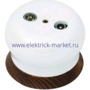 BIRONI Фаберже Керамика Перламутр Розетка TV/R-SAT проходная