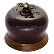 BIRONI Фаберже Керамика Коричневый Выключатель 2-кл