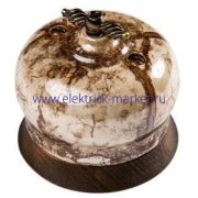 BIRONI Фаберже Керамика Мрамор золото Выключатель проходной 2-кл