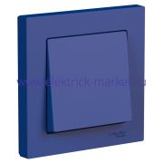 Systeme Electric AtlasDesign Аквамарин Выключатель 1-клавишный,сх.1, 10АХ, в сборе ATN001112