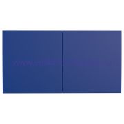 Systeme Electric AtlasDesign Аквамарин Розетка двойная с/з со шторками со сдвиж. крышк, 16А, в сборе