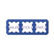 Systeme Electric AtlasDesign Antique Аквамарин Рамка 3-ая, универсальная ATN101103