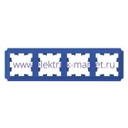 Systeme Electric AtlasDesign Antique Аквамарин Рамка 4-ая, универсальная ATN101104