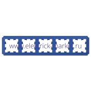 Systeme Electric AtlasDesign Antique Аквамарин Рамка 5-ая, универсальная ATN101105