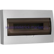 IEK GENERICA Корпус пластиковый ЩРН-П-18 черн. прозр. дверь IP41