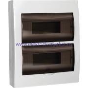IEK GENERICA Корпус пластиковый ЩРН-П-24 черн. прозр. дверь IP41