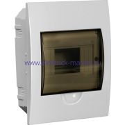 IEK GENERICA Корпус пластиковый ЩРВ-П-6 черн. прозр. дверь IP41