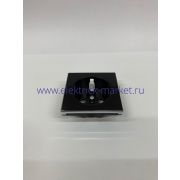 ABB SCHUKO SKY Накладка для розетки стекло чёрное (8588 CN) 2CLA858800A2501