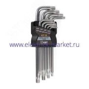 КВТ Набор ключей TORX КТ-9 (Т10-Т50) 79202