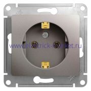 Systeme Electric Glossa Платина Розетка с/з GSL001243