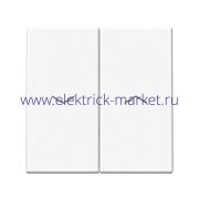 Systeme Electric ArtGallery Белый Выключатель 2-клавишный для жалюзи, 2х сх.4, 10А, механизм GAL000119