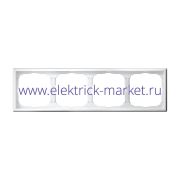 Systeme Electric ArtGallery Белый Рамка 4-ая, универсальная GAL000104
