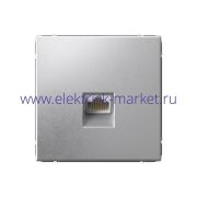 Systeme Electric ArtGallery Алюминий Розетка компьютерная RJ45, кат. 6A, механизм GAL000386