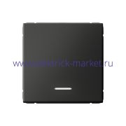 Systeme Electric ArtGallery Базальт Выключатель 1-клавишный с подсветкой, сх.1а, 10АХ, механизм GAL001413