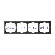 Systeme Electric ArtGallery Базальт Рамка 4-ая, универсальная GAL001404