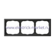 Systeme Electric ArtGallery Базальт Рамка 3-ая, универсальная GAL001403