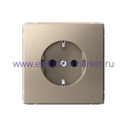 Systeme Electric ArtGallery Шампань Розетка с заземлением, 16А, механизм GAL000543