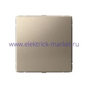 Systeme Electric ArtGallery Шампань Заглушка без суппорта для многопостовых рамок GAL000509