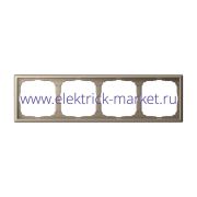 Systeme Electric ArtGallery Шампань Рамка 4-ая, универсальная GAL000504