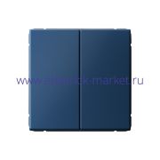 Systeme Electric ArtGallery Аквамарин Переключатель 2-клавишный, сх.6/2, 10АХ, механизм GAL001165