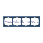 Systeme Electric ArtGallery Аквамарин Рамка 4-ая, универсальная GAL001104