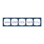 Systeme Electric ArtGallery Аквамарин Рамка 5-ая, универсальная GAL001105