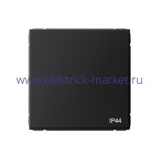 Systeme Electric ArtGallery Карбон Переключатель 1-клавишный IP44, 10АХ, механизм GAL441061
