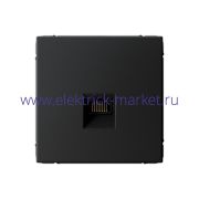 Systeme Electric ArtGallery Карбон Розетка компьютерная RJ45, кат. 6A, механизм GAL001086