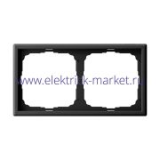 Systeme Electric ArtGallery Карбон Рамка 2-ая, универсальная GAL001002