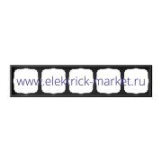 Systeme Electric ArtGallery Карбон Рамка 5-ая, универсальная GAL001005