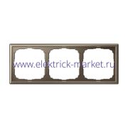 Systeme Electric ArtGallery Мокко Рамка 3-ая, универсальная GAL000603