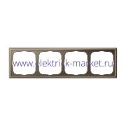 Systeme Electric ArtGallery Мокко Рамка 4-ая, универсальная GAL000604