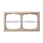 Systeme Electric ArtGallery Песочный Рамка 2-ая, универсальная GAL001202