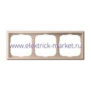 Systeme Electric ArtGallery Песочный Рамка 3-ая, универсальная GAL001203