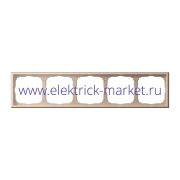 Systeme Electric ArtGallery Песочный Рамка 5-ая, универсальная GAL001205