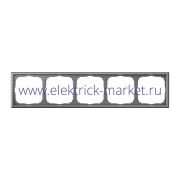 Systeme Electric ArtGallery Сталь Рамка 5-ая, универсальная GAL000905