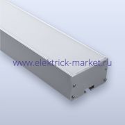 Eleganz Накладной алюминиевый профиль 28х12 мм с рассеивателем 2м 25091