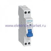 CHINT Выключатель автоматический дифференциального тока 1п+N C 6А 30мА 1мод. электрон. тип AC 6кА NB2LE (R) 689000