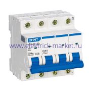 CHINT Выключатель автоматический модульный NXB-63 4P 3A 6кА х-ка B 814270