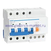 CHINT Дифференциальный автоматический выключатель NB1L-40 3P C20 30mA тип AC 6kA (R) 198031