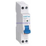 CHINT Дифференциальный автоматический выключатель NB2LE 1P+N 16A 30mA 1мод. электронный тип A, 6kA  689007